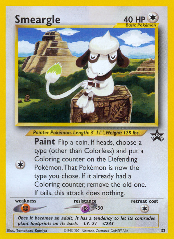 Smeargle (32) [Wizards of the Coast: Black Star Promos] | Dragon's Lair Comics and Fantasy Houston TX