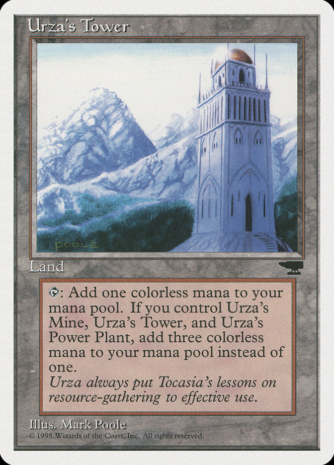 Urza's Tower (Mountains) [Chronicles] | Dragon's Lair Comics and Fantasy Houston TX