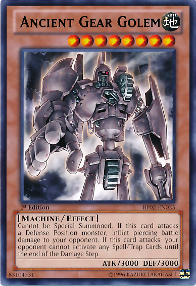 Ancient Gear Golem [BP02-EN035] Mosaic Rare | Dragon's Lair Comics and Fantasy Houston TX