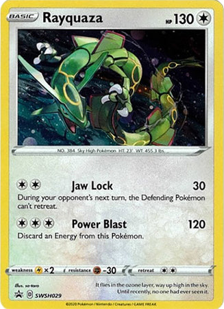 Rayquaza (SWSH029) [Sword & Shield: Black Star Promos] | Dragon's Lair Comics and Fantasy Houston TX