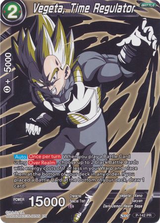 Vegeta, Time Regulator (Alternate Art) (P-142) [Special Anniversary Set 2020] | Dragon's Lair Comics and Fantasy Houston TX