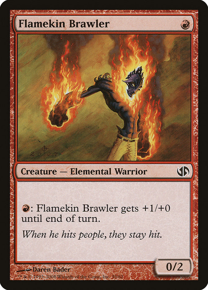 Flamekin Brawler [Duel Decks: Jace vs. Chandra] | Dragon's Lair Comics and Fantasy Houston TX