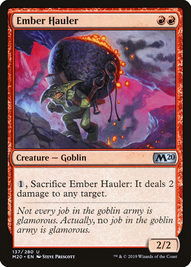 Ember Hauler [Core Set 2020] | Dragon's Lair Comics and Fantasy Houston TX