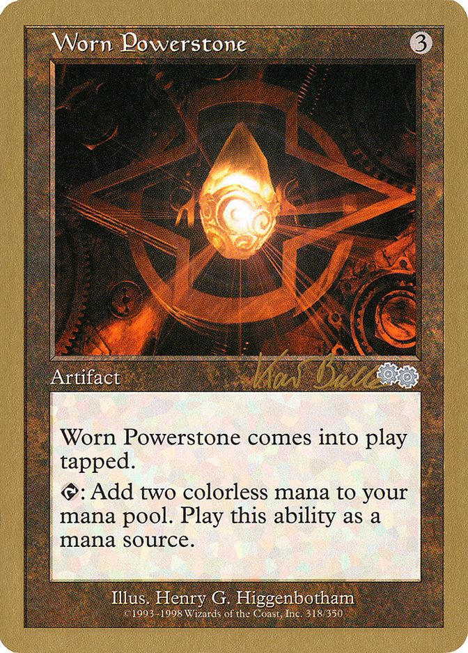 Worn Powerstone (Kai Budde) [World Championship Decks 1999] | Dragon's Lair Comics and Fantasy Houston TX