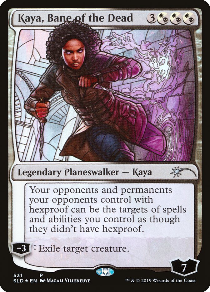 Kaya, Bane of the Dead (Stained Glass) [Secret Lair Drop Promos] | Dragon's Lair Comics and Fantasy Houston TX