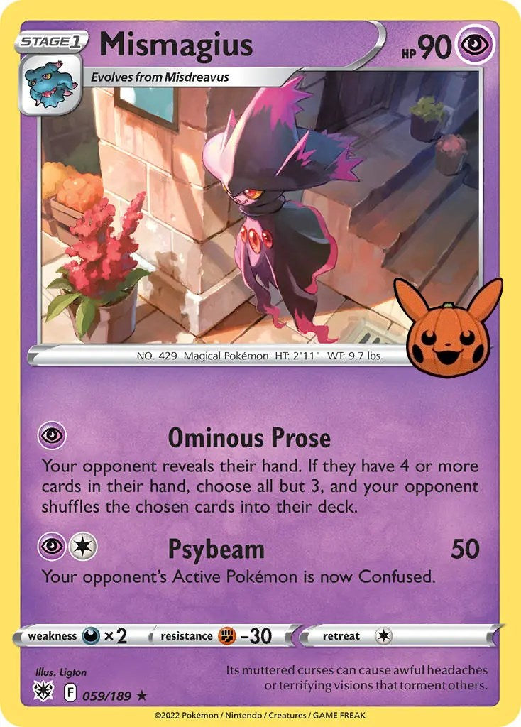 Mismagius (059/189) [Trick or Trade] | Dragon's Lair Comics and Fantasy Houston TX