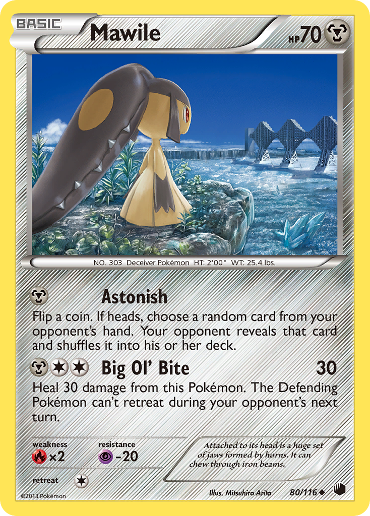 Mawile (80/116) [Black & White: Plasma Freeze] | Dragon's Lair Comics and Fantasy Houston TX