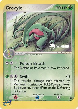 Grovyle (004) (Jumbo Card) [Nintendo: Black Star Promos] | Dragon's Lair Comics and Fantasy Houston TX