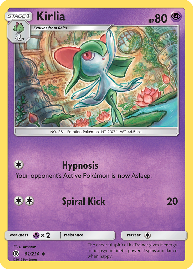 Kirlia (81/236) [Sun & Moon: Cosmic Eclipse] | Dragon's Lair Comics and Fantasy Houston TX