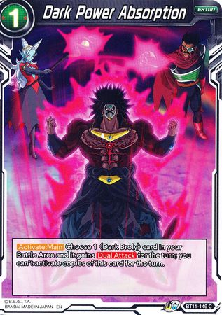 Dark Power Absorption (BT11-149) [Vermilion Bloodline] | Dragon's Lair Comics and Fantasy Houston TX