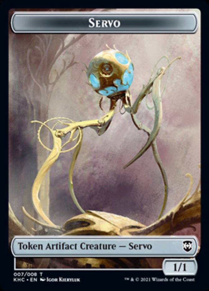 Servo Token [Kaldheim Commander Tokens] | Dragon's Lair Comics and Fantasy Houston TX