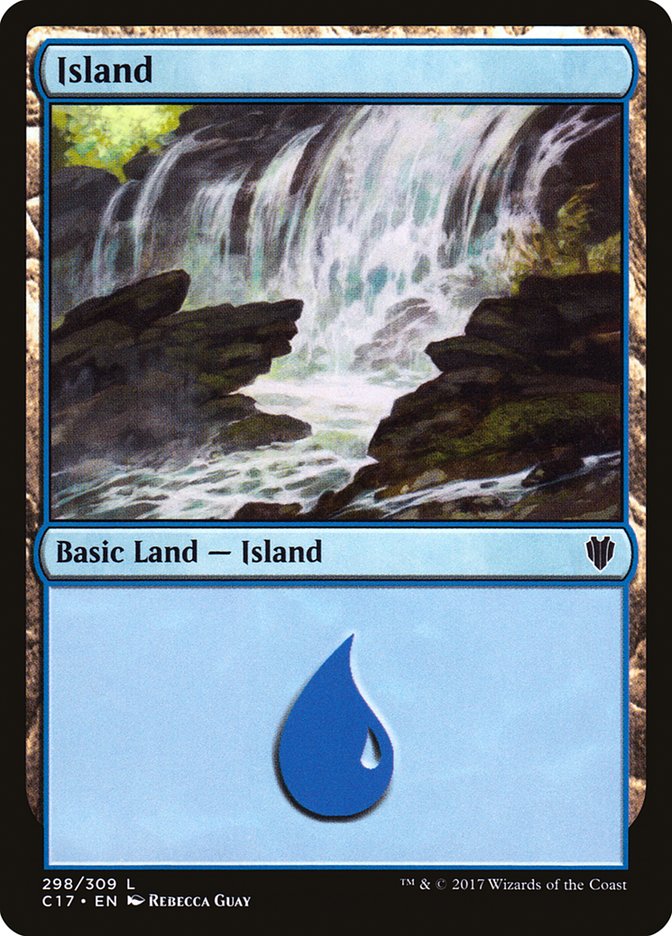 Island (298) [Commander 2017] | Dragon's Lair Comics and Fantasy Houston TX