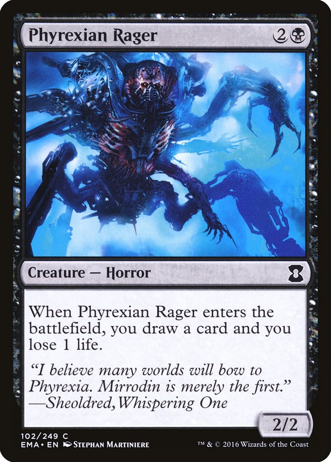 Phyrexian Rager [Eternal Masters] | Dragon's Lair Comics and Fantasy Houston TX