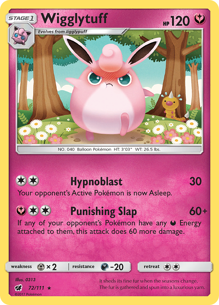 Wigglytuff (72/111) [Sun & Moon: Crimson Invasion] | Dragon's Lair Comics and Fantasy Houston TX