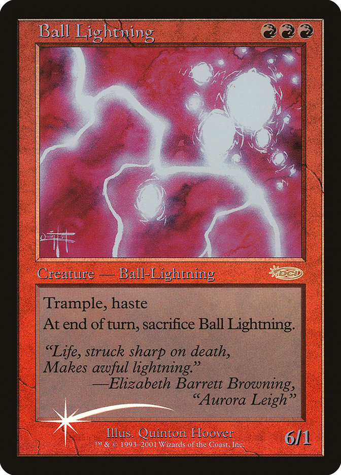 Ball Lightning [Judge Gift Cards 2001] | Dragon's Lair Comics and Fantasy Houston TX