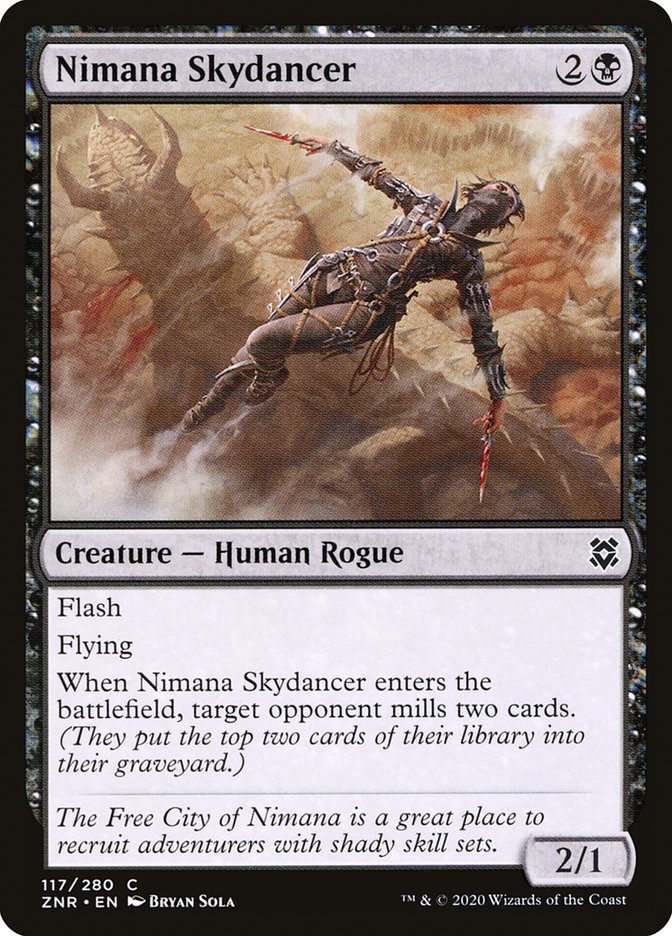 Nimana Skydancer [Zendikar Rising] | Dragon's Lair Comics and Fantasy Houston TX