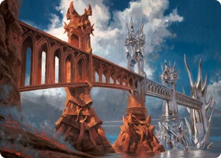 Silverbluff Bridge Art Card [Modern Horizons 2 Art Series] | Dragon's Lair Comics and Fantasy Houston TX