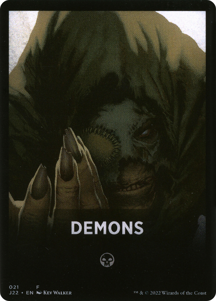 Demons Theme Card [Jumpstart 2022 Front Cards] | Dragon's Lair Comics and Fantasy Houston TX