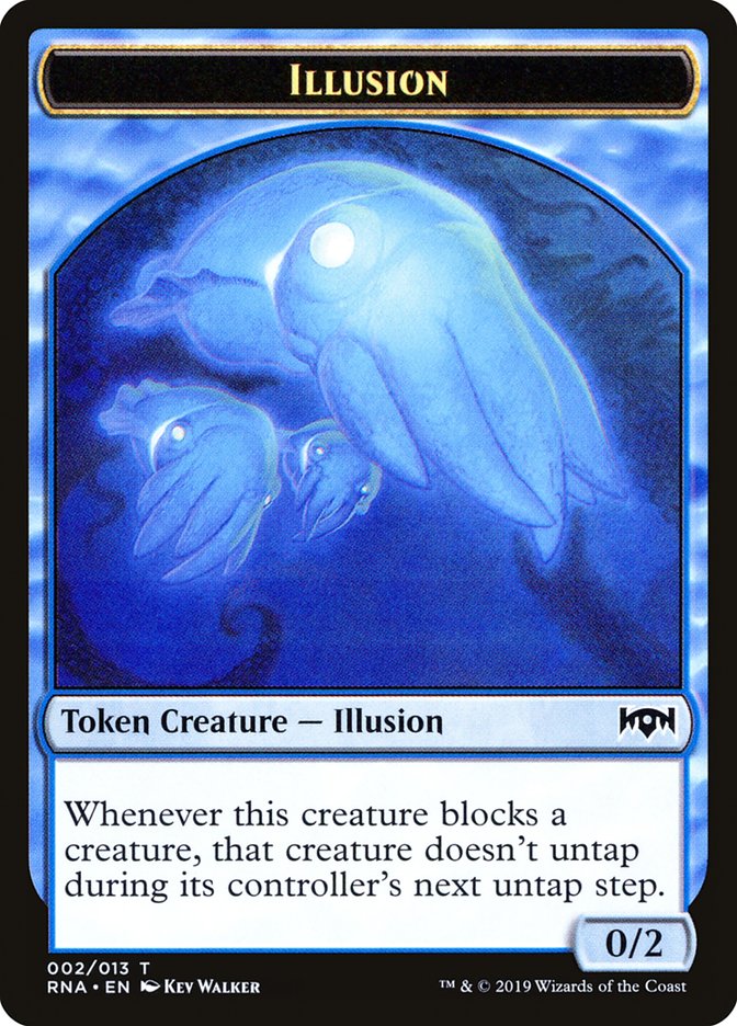 Illusion Token [Ravnica Allegiance Tokens] | Dragon's Lair Comics and Fantasy Houston TX