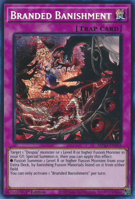 Branded Banishment [MP23-EN102] Prismatic Secret Rare | Dragon's Lair Comics and Fantasy Houston TX