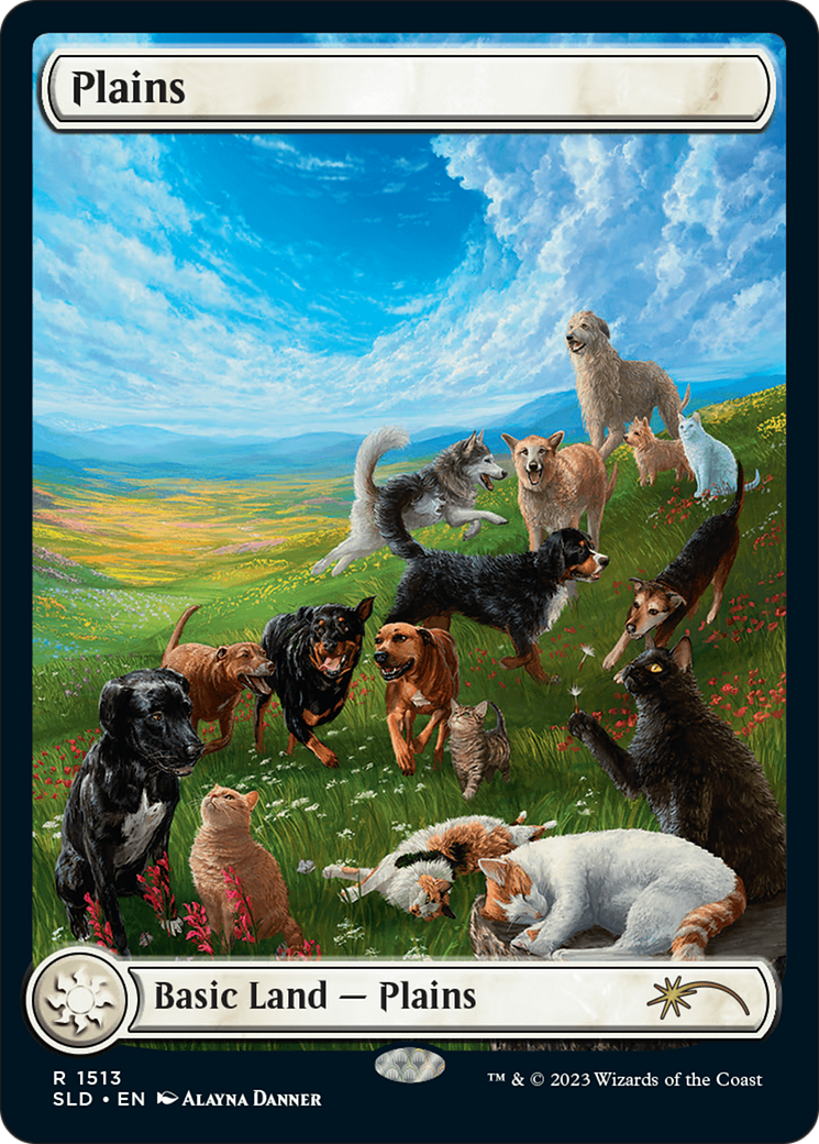 Plains (1513) [Secret Lair Commander Deck: Raining Cats and Dogs] | Dragon's Lair Comics and Fantasy Houston TX