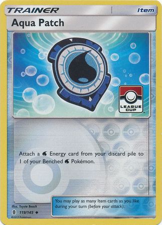 Aqua Patch (119/145) (League Promo) [Sun & Moon: Guardians Rising] | Dragon's Lair Comics and Fantasy Houston TX