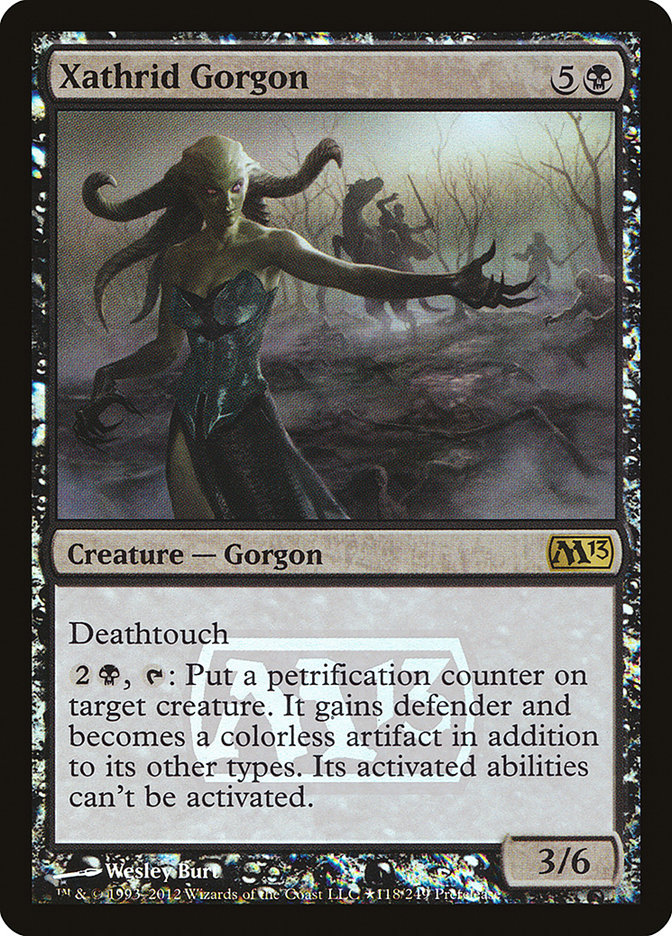 Xathrid Gorgon [Magic 2013 Prerelease Promos] | Dragon's Lair Comics and Fantasy Houston TX