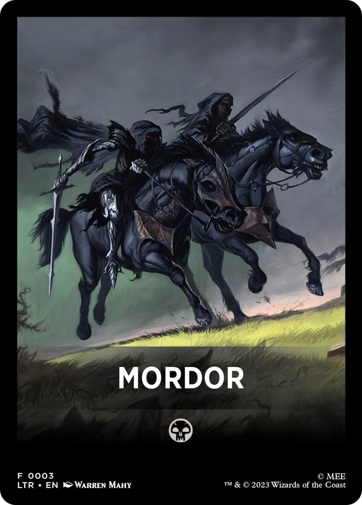 Mordor Theme Card [The Lord of the Rings: Tales of Middle-Earth Tokens] | Dragon's Lair Comics and Fantasy Houston TX