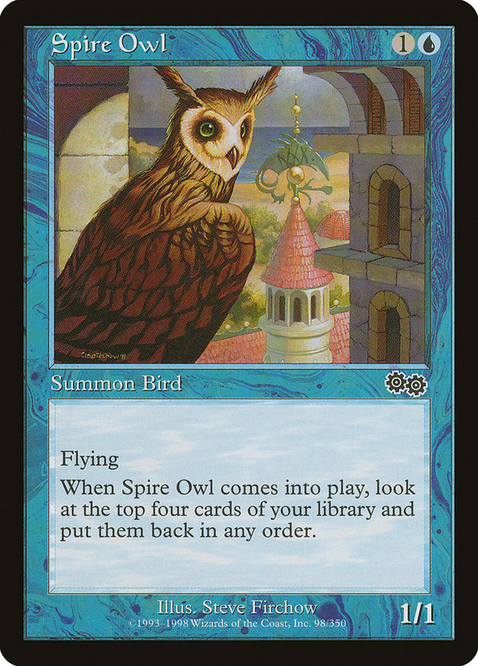 Spire Owl [Urza's Saga] | Dragon's Lair Comics and Fantasy Houston TX