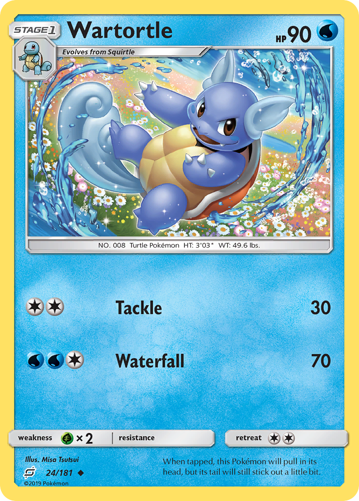 Wartortle (24/181) [Sun & Moon: Team Up] | Dragon's Lair Comics and Fantasy Houston TX