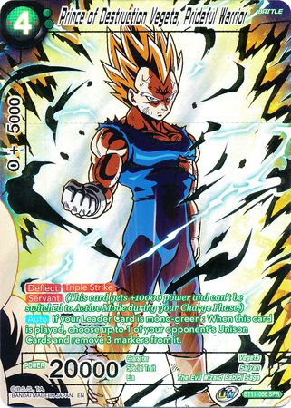 Prince of Destruction Vegeta, Prideful Warrior (SPR) (BT11-066) [Vermilion Bloodline] | Dragon's Lair Comics and Fantasy Houston TX