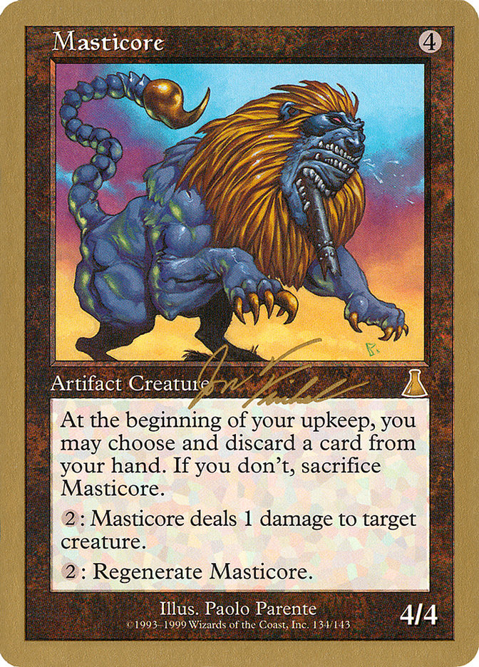 Masticore (Jon Finkel) [World Championship Decks 2000] | Dragon's Lair Comics and Fantasy Houston TX