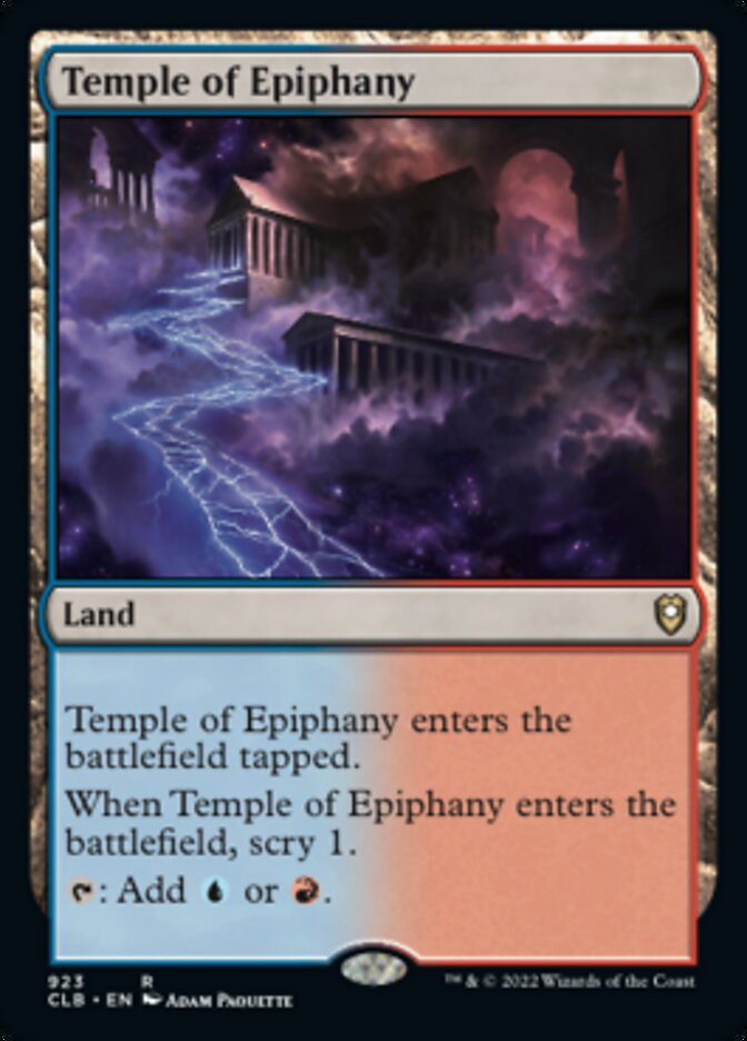 Temple of Epiphany [Commander Legends: Battle for Baldur's Gate] | Dragon's Lair Comics and Fantasy Houston TX