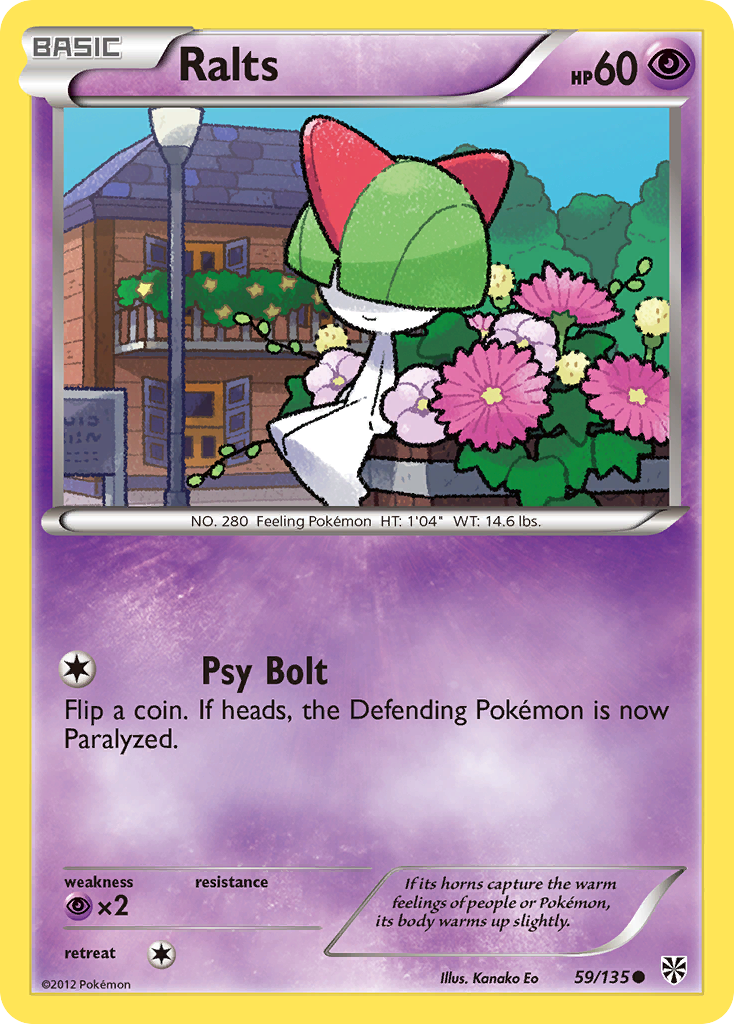 Ralts (59/135) [Black & White: Plasma Storm] | Dragon's Lair Comics and Fantasy Houston TX