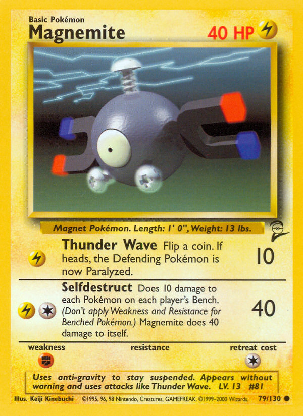 Magnemite (79/130) [Base Set 2] | Dragon's Lair Comics and Fantasy Houston TX