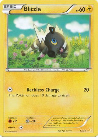 Blitzle (12/30) [XY: Trainer Kit 3 - Pikachu Libre] | Dragon's Lair Comics and Fantasy Houston TX