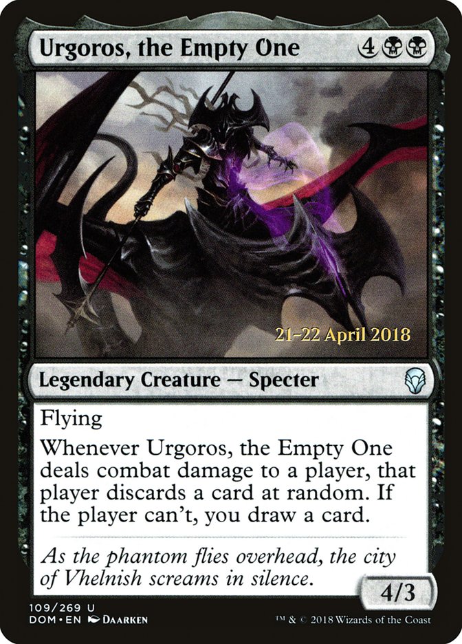 Urgoros, the Empty One [Dominaria Prerelease Promos] | Dragon's Lair Comics and Fantasy Houston TX