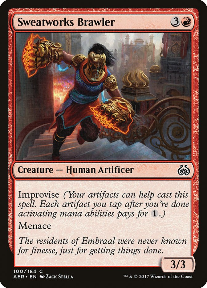 Sweatworks Brawler [Aether Revolt] | Dragon's Lair Comics and Fantasy Houston TX