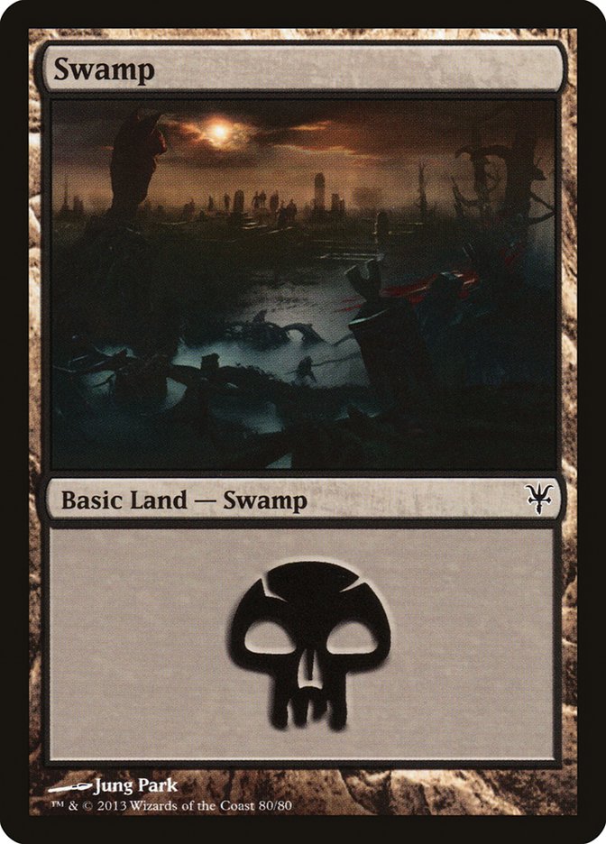 Swamp (80) [Duel Decks: Sorin vs. Tibalt] | Dragon's Lair Comics and Fantasy Houston TX