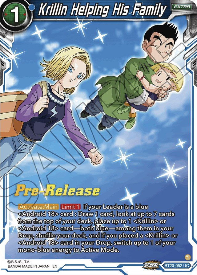 Krillin Helping His Family (BT20-052) [Power Absorbed Prerelease Promos] | Dragon's Lair Comics and Fantasy Houston TX