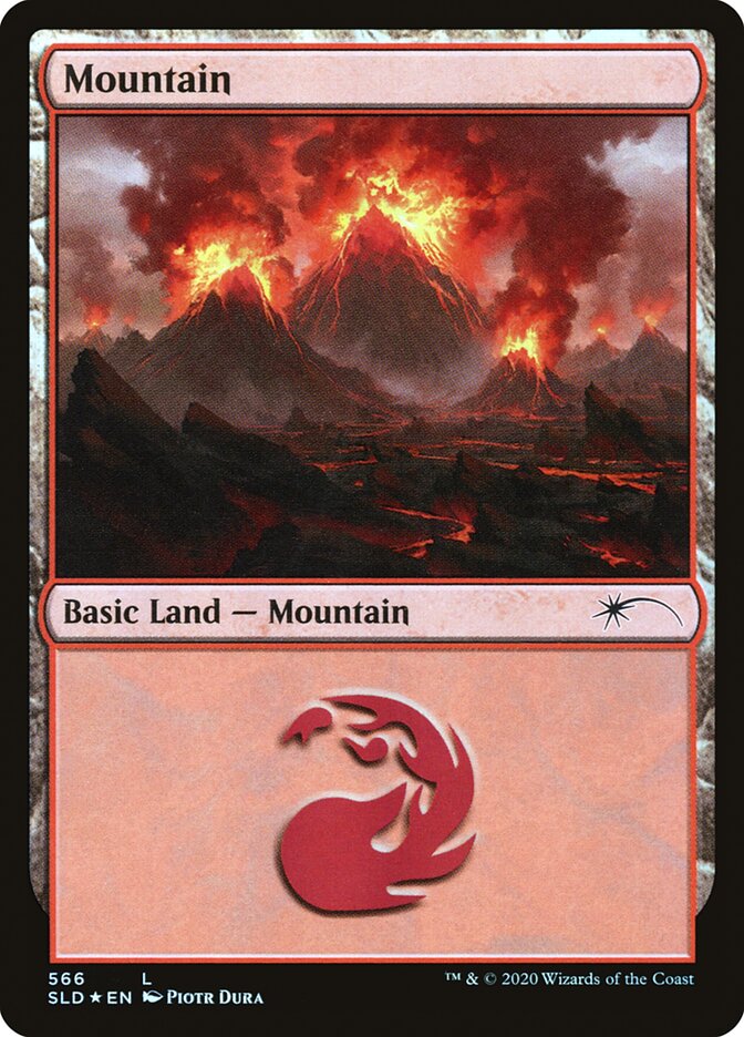 Mountain (Seismic) (566) [Secret Lair Drop Promos] | Dragon's Lair Comics and Fantasy Houston TX