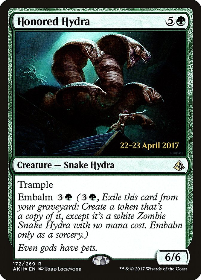 Honored Hydra [Amonkhet Prerelease Promos] | Dragon's Lair Comics and Fantasy Houston TX