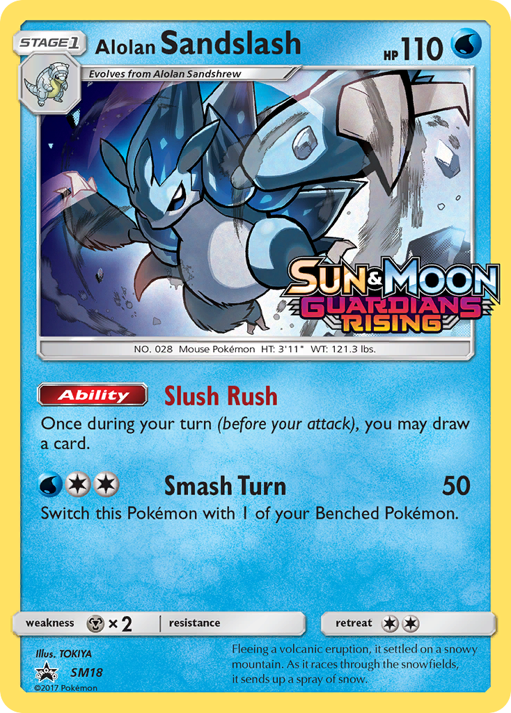 Alolan Sandslash (SM18) (Prerelease Promo) [Sun & Moon: Black Star Promos] | Dragon's Lair Comics and Fantasy Houston TX