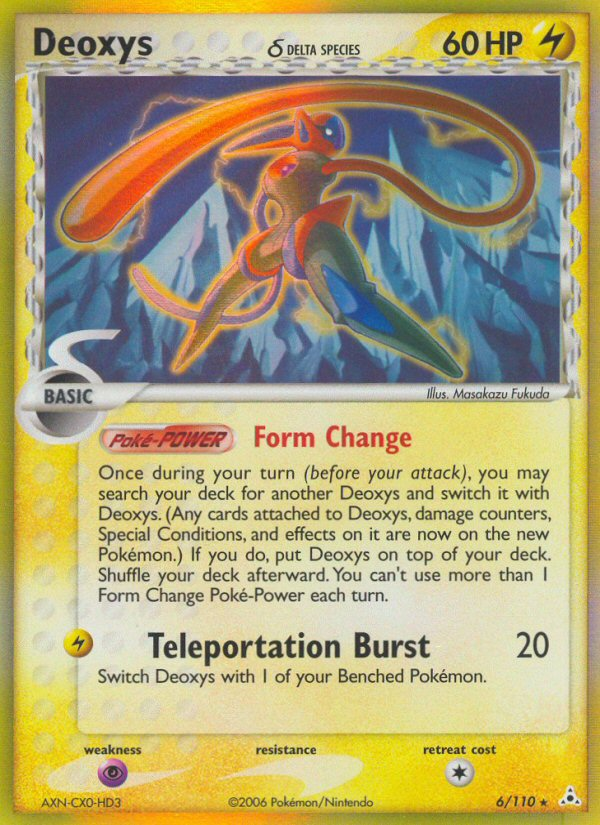 Deoxys (6/110) (Delta Species) [EX: Holon Phantoms] | Dragon's Lair Comics and Fantasy Houston TX