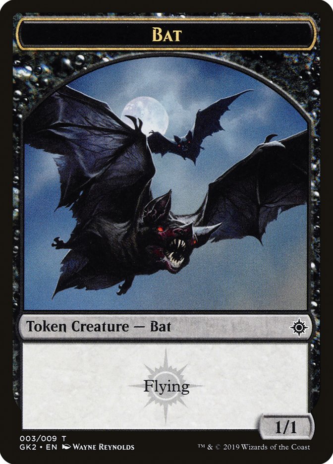 Bat // Spirit (010) Double-Sided Token [Ravnica Allegiance Guild Kit Tokens] | Dragon's Lair Comics and Fantasy Houston TX