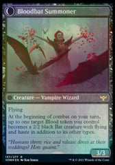 Voldaren Bloodcaster // Bloodbat Summoner [Innistrad: Crimson Vow Prerelease Promos] | Dragon's Lair Comics and Fantasy Houston TX