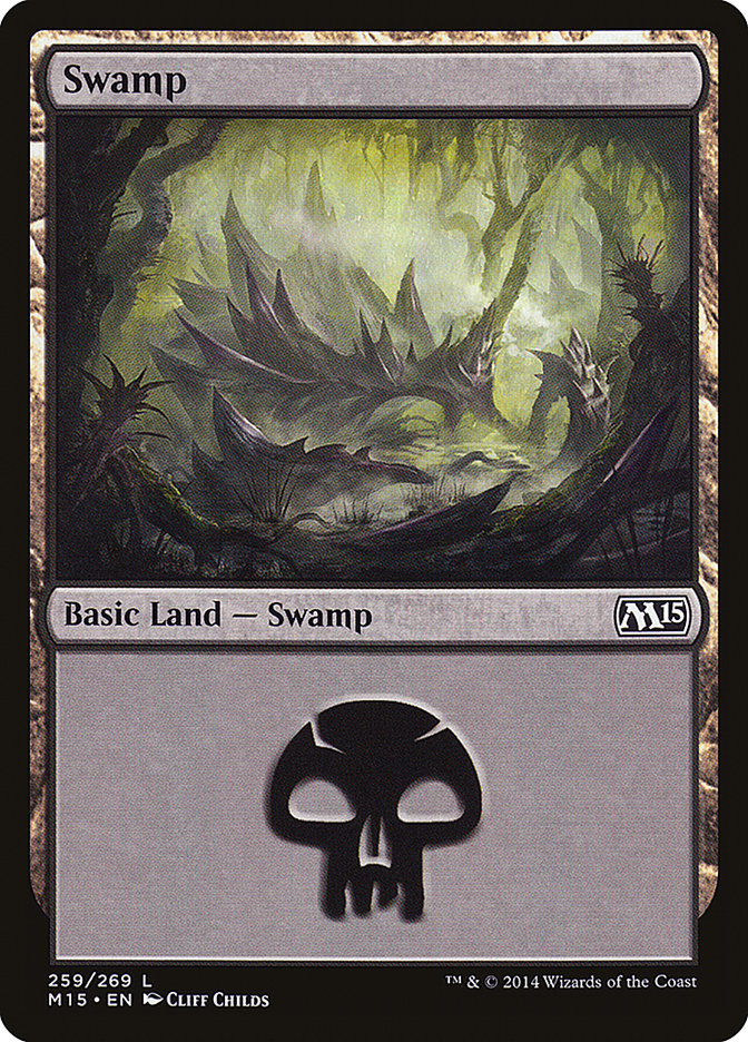 Swamp (259) [Magic 2015] | Dragon's Lair Comics and Fantasy Houston TX