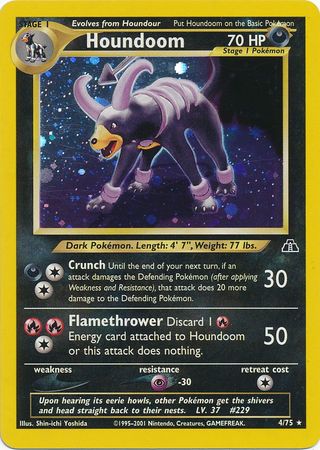 Houndoom (4/75) [Neo Discovery Unlimited] | Dragon's Lair Comics and Fantasy Houston TX