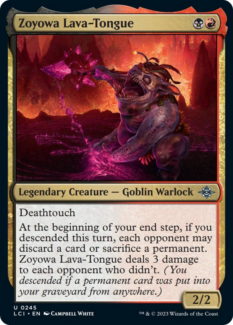 Zoyowa Lava-Tongue [The Lost Caverns of Ixalan] | Dragon's Lair Comics and Fantasy Houston TX