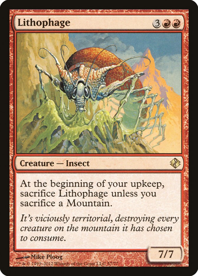 Lithophage [Duel Decks: Venser vs. Koth] | Dragon's Lair Comics and Fantasy Houston TX